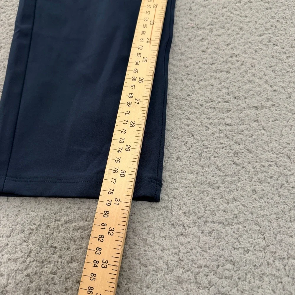 Lululemon Commission Pant Slim Navy Blue Warpstreme Golf Chino Mens 35x31